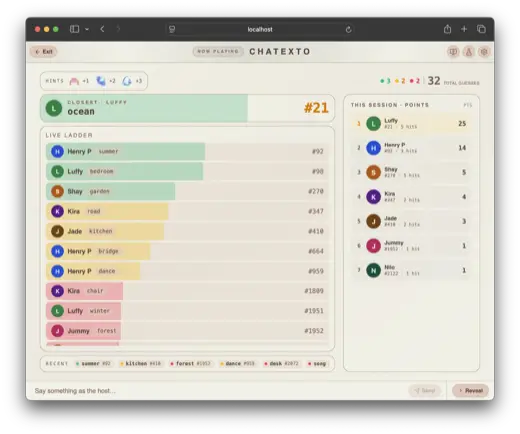 Chatexto gameplay