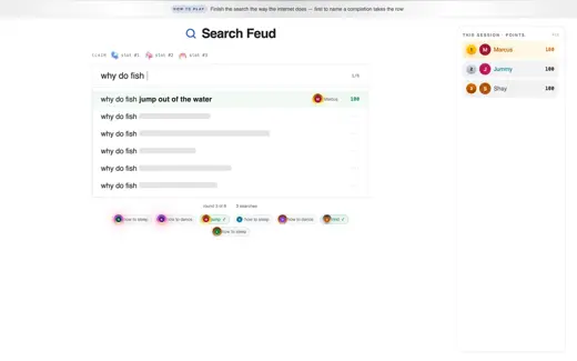 Search Feud gameplay